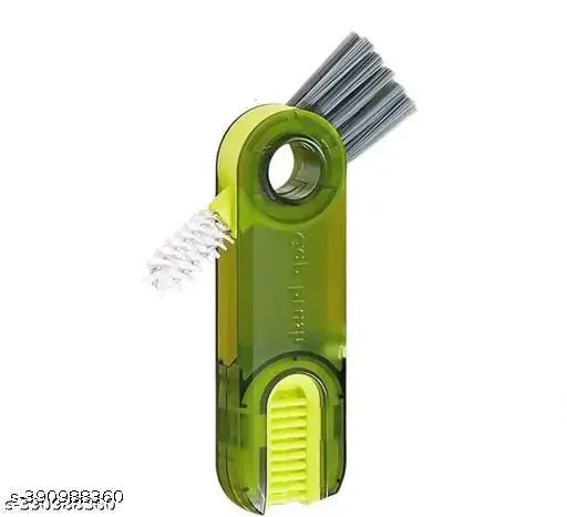 3 in 1 Multifunctional Cleaning Brush,3 in 1 Tiny Bottle Cup Lid Detail Brush Straw Cleaner Tools Multi-Functional Crevice Cleaning Brush,Multifunctional Cleaning Brush